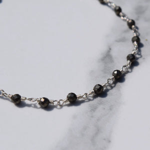 Dusk in Pyrite Bracelet