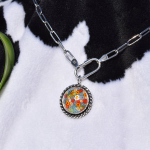 Millefiori Charm Necklace