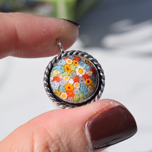 Millefiori Charm Necklace