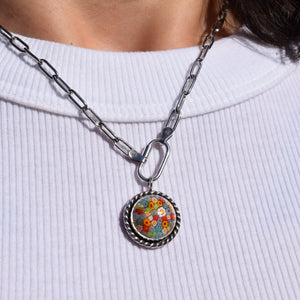 Millefiori Charm Necklace